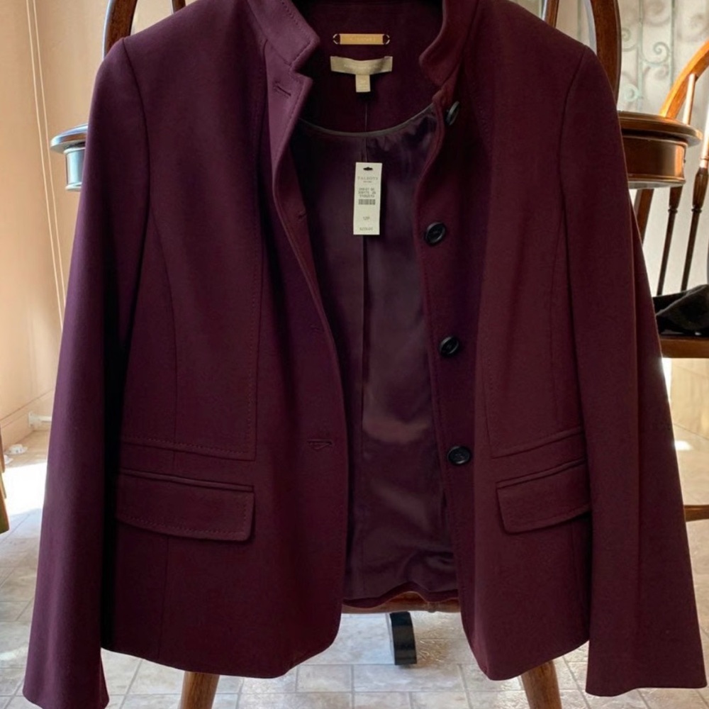 Talbots Deep Red Jacket - Picture 2 of 7